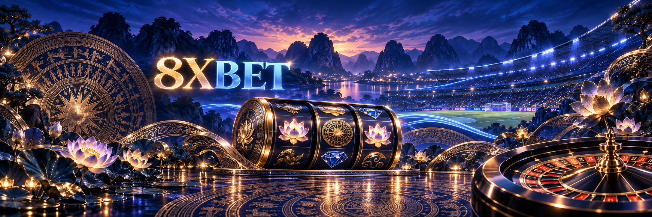 8XBET: khung cảnh giải trí và họa tiết Việt Nam — hình minh họa